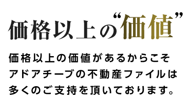 価格以上の価値